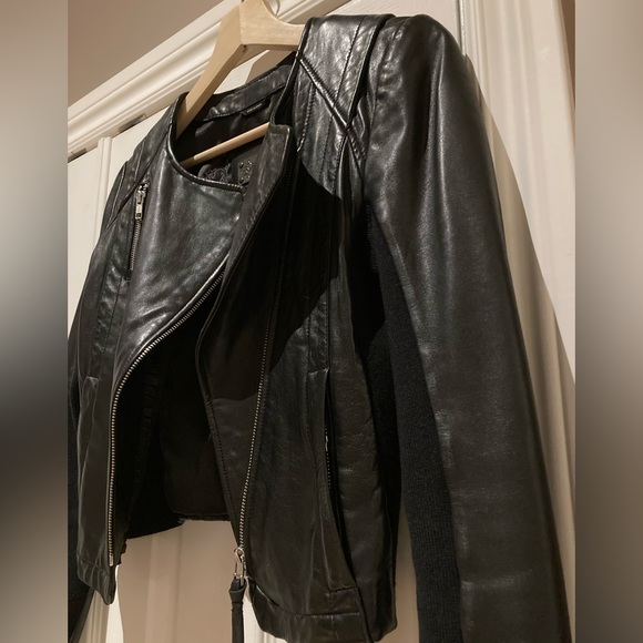 NEW Mackage black leather jacket, size XS - Picture 3 of 16